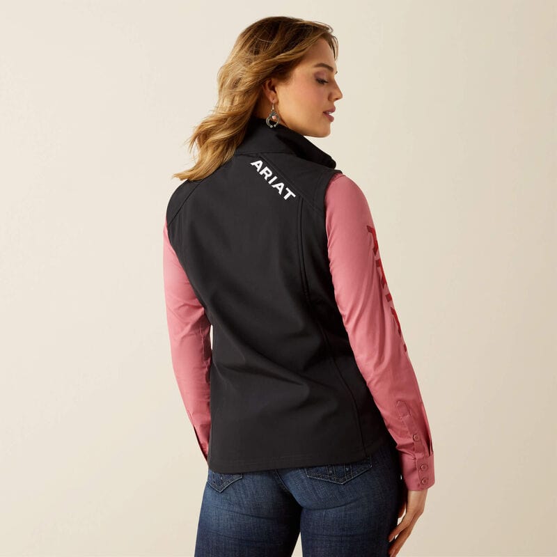 chaleco ariat mujer espalda