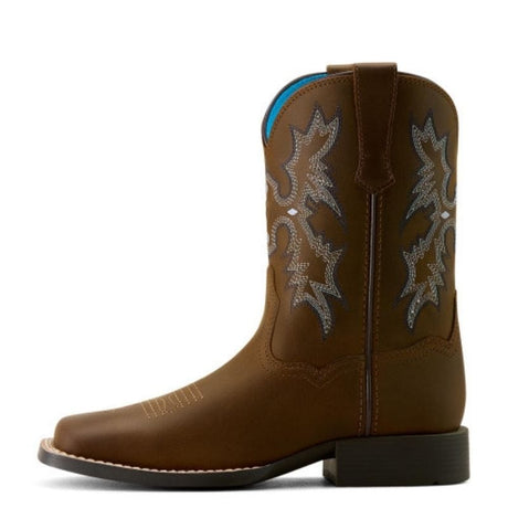 Bota Vaquera Para Niño Tombstone Distressed Cafe