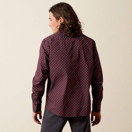 camisa ariat hombre espalda