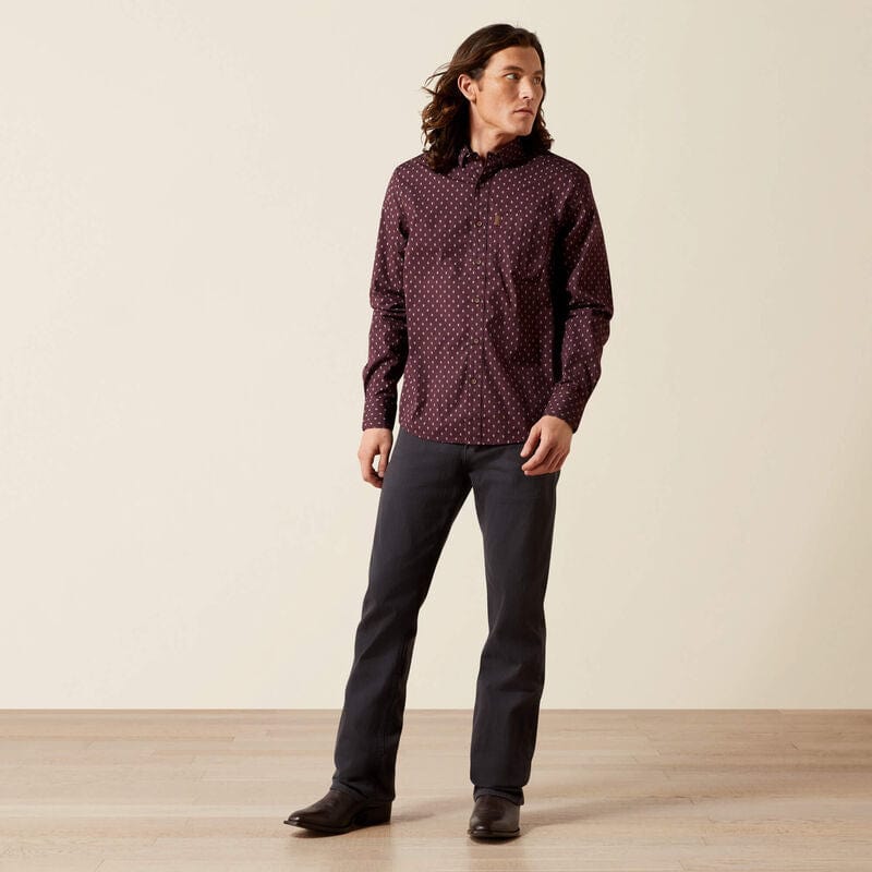 camisa ariat hombre cuerpo completo