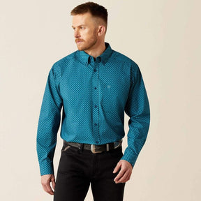 camisa ariat hombre frente