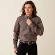 camisa ariat hombre frente