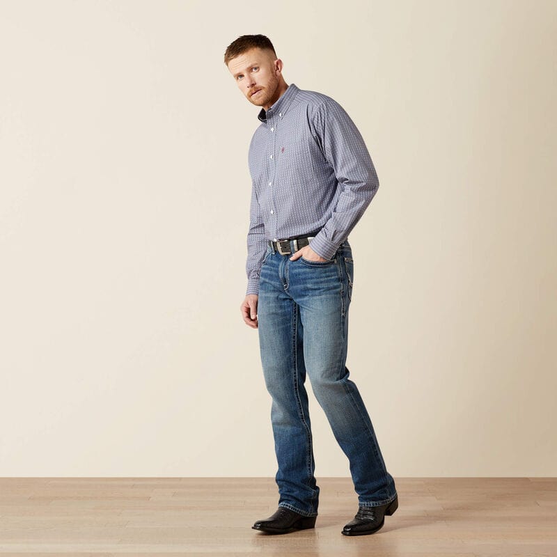 camisa ariat hombre cuerpo completo