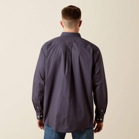 camisa ariat hombre espalda