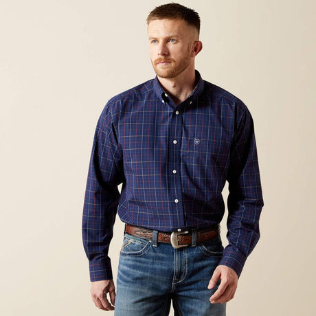 camisa ariat hombre frente