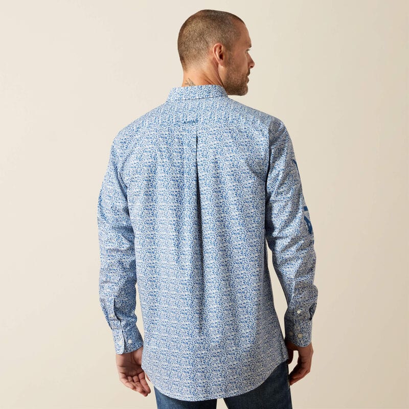 camisa ariat hombre espalda