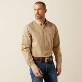 camisa ariat hombre frente