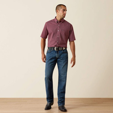 Camisa Ariat Casual Series Geo Roja