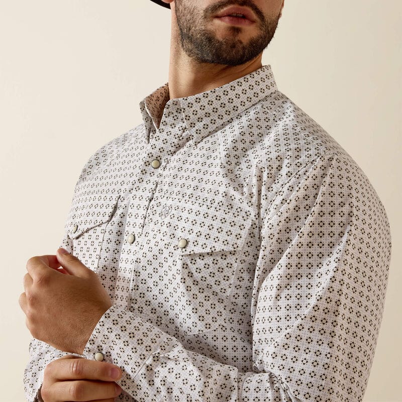 Camisa Ariat Ivory Franz Pattern