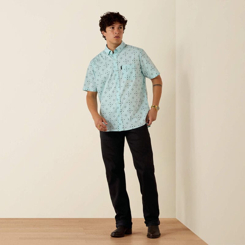 Camisa Ariat Marlow Azul