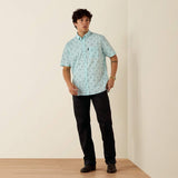 Camisa Ariat Marlow Azul
