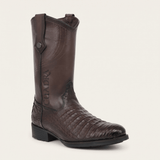 Bota Cuadra Brown Caiman Embroidery
