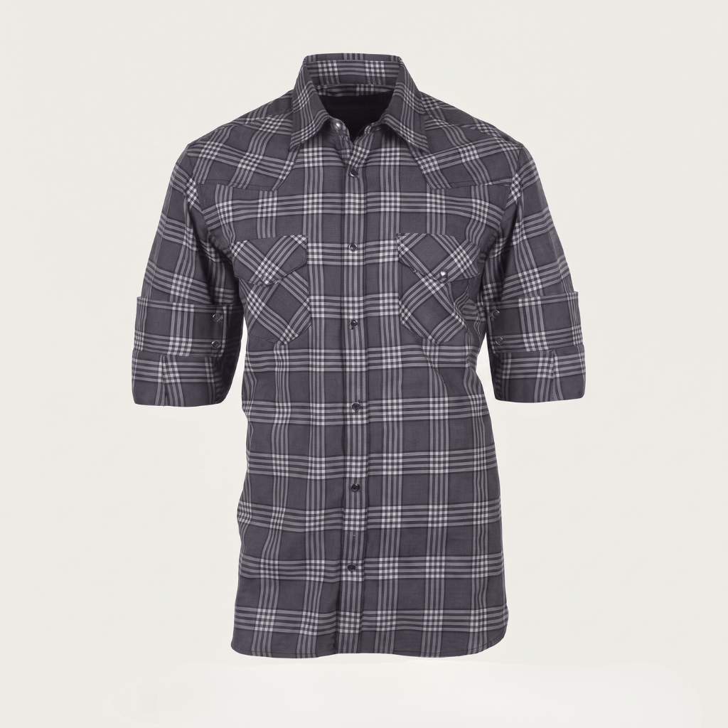 Camisa Cuadra Ridgeline Gris