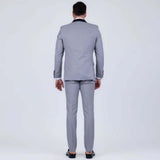 Traje Barabas Vadim Tuxedo Habor Mist Negro