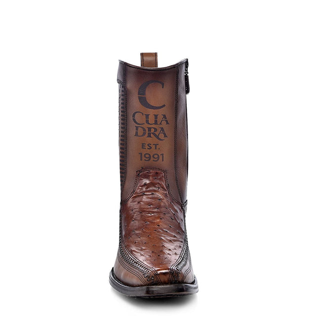 Bota Vaquera Cuadra Senda Dorada Castaño