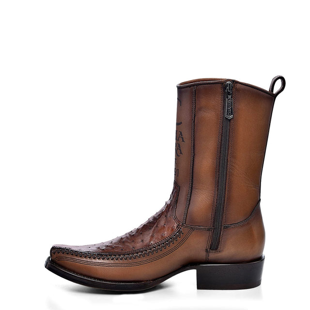 Bota Vaquera Cuadra Senda Dorada Castaño