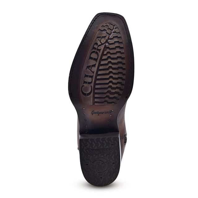 Bota Vaquera Cuadra Senda Dorada Castaño