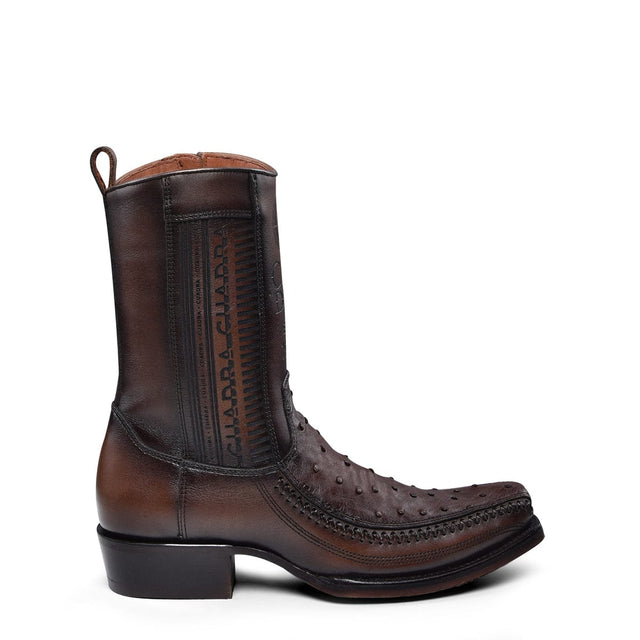 Bota Vaquera Cuadra Senda Dorada Chocolate