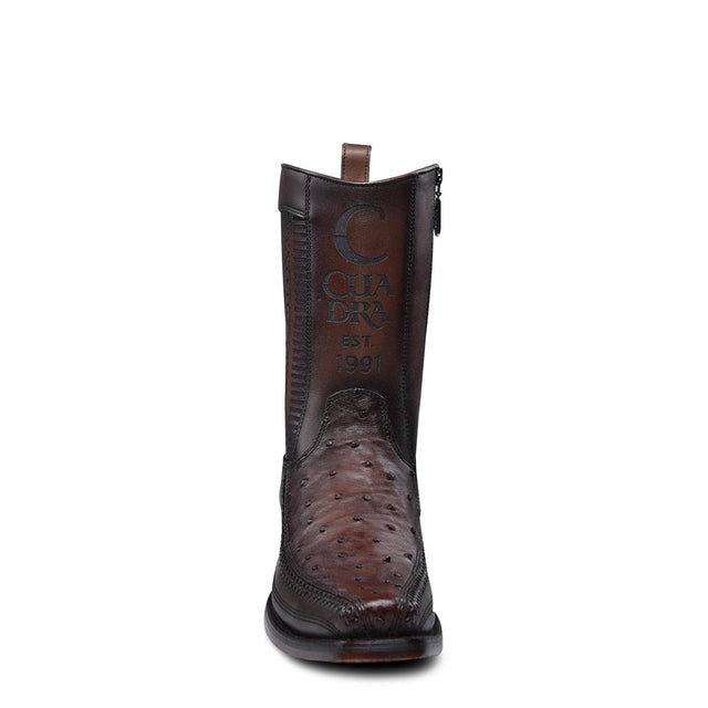 Bota Vaquera Cuadra Senda Dorada Chocolate
