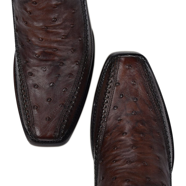 Bota Vaquera Cuadra Senda Dorada Chocolate