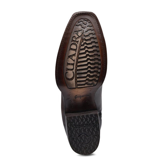 Bota Vaquera Cuadra Senda Dorada Chocolate