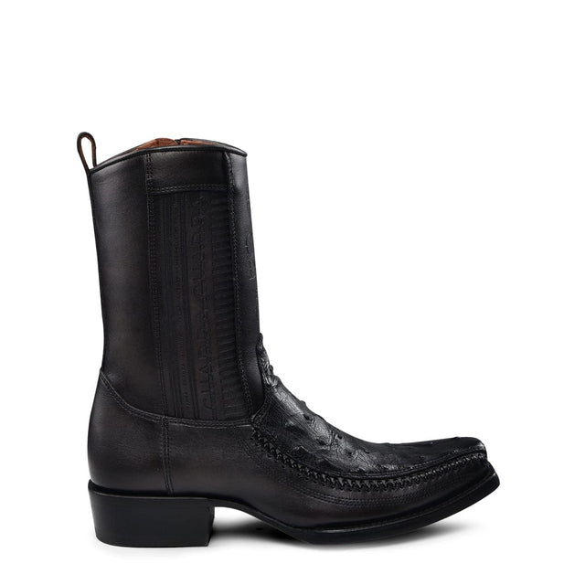 Bota Vaquera Cuadra Senda Dorada Negro