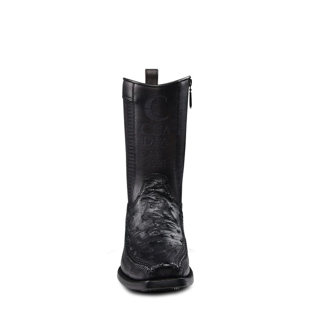 Bota Vaquera Cuadra Senda Dorada Negro