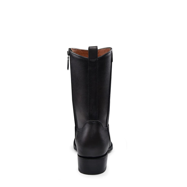 Bota Vaquera Cuadra Senda Dorada Negro