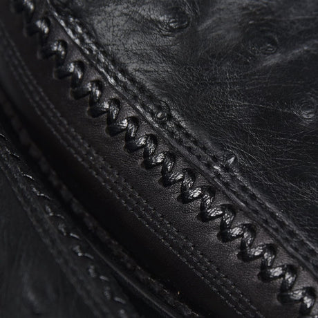 Bota Vaquera Cuadra Senda Dorada Negro