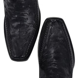 Bota Vaquera Cuadra Senda Dorada Negro