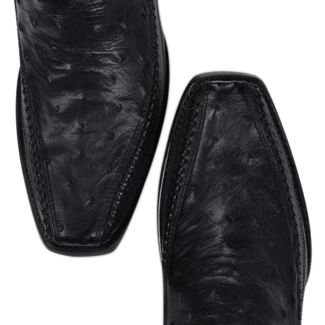 Bota Vaquera Cuadra Senda Dorada Negro