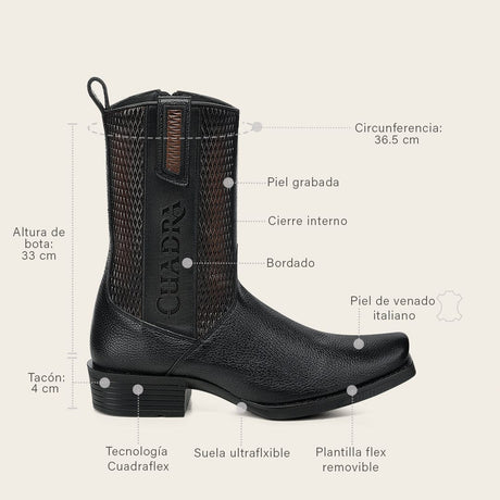 Bota Cuadra Sombra Indómita