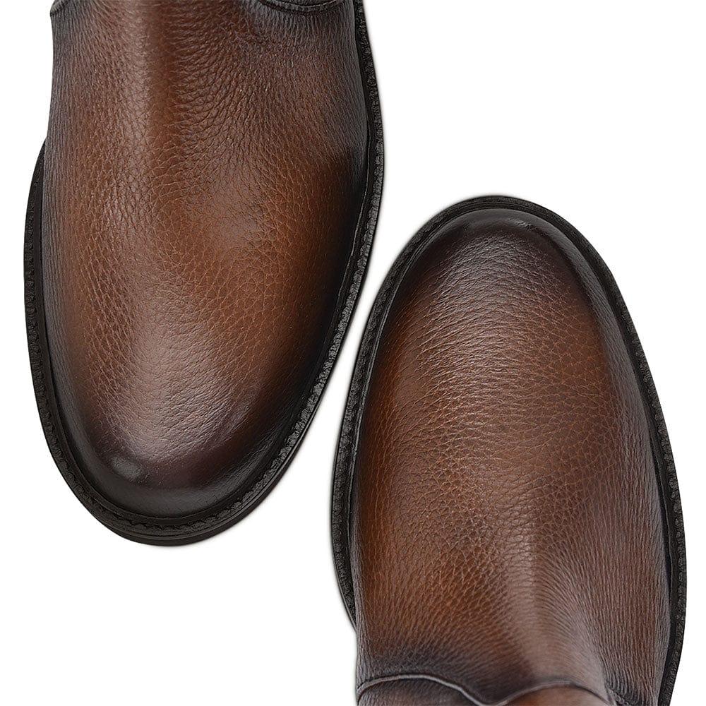 Botin cuadra punta ovalada