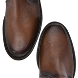 Botin cuadra punta ovalada