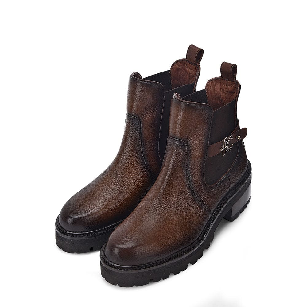 Botin Casual Cuadra Cataleya Miel