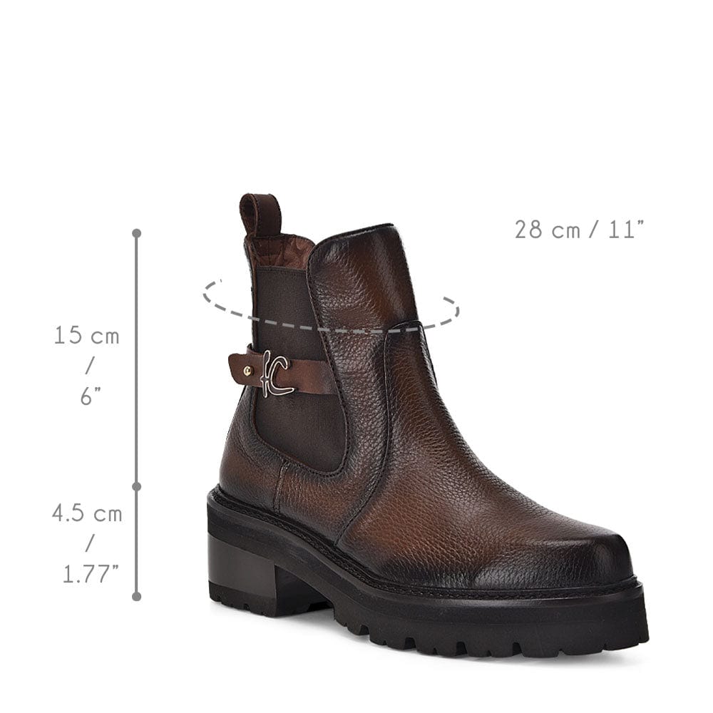 Botin Casual Cuadra Cataleya Miel