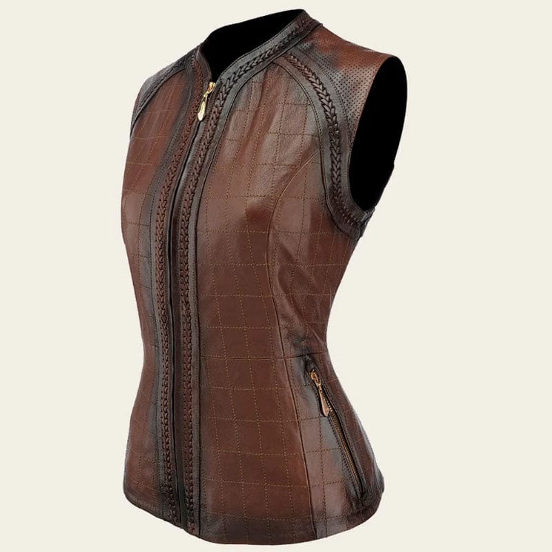 Chaleco Cuadra Chocolate