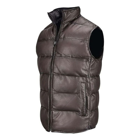 Chaleco Cuadra Cafe Doble Cara