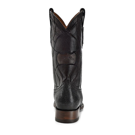 Bota Vaquera Cuadra Bandolero Lizard Negro