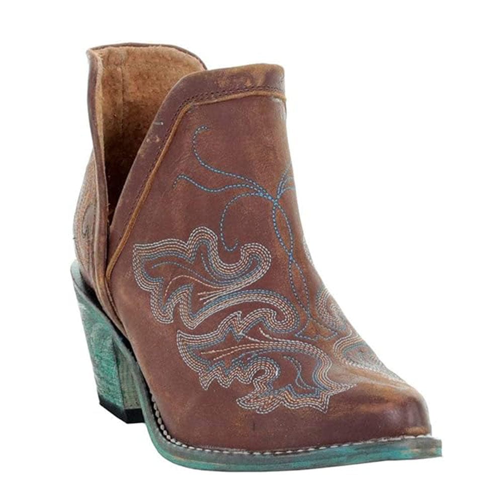 Botin Vaquero Cognac Embroidery