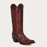 Bota Corral Wine Embroidery & Studs