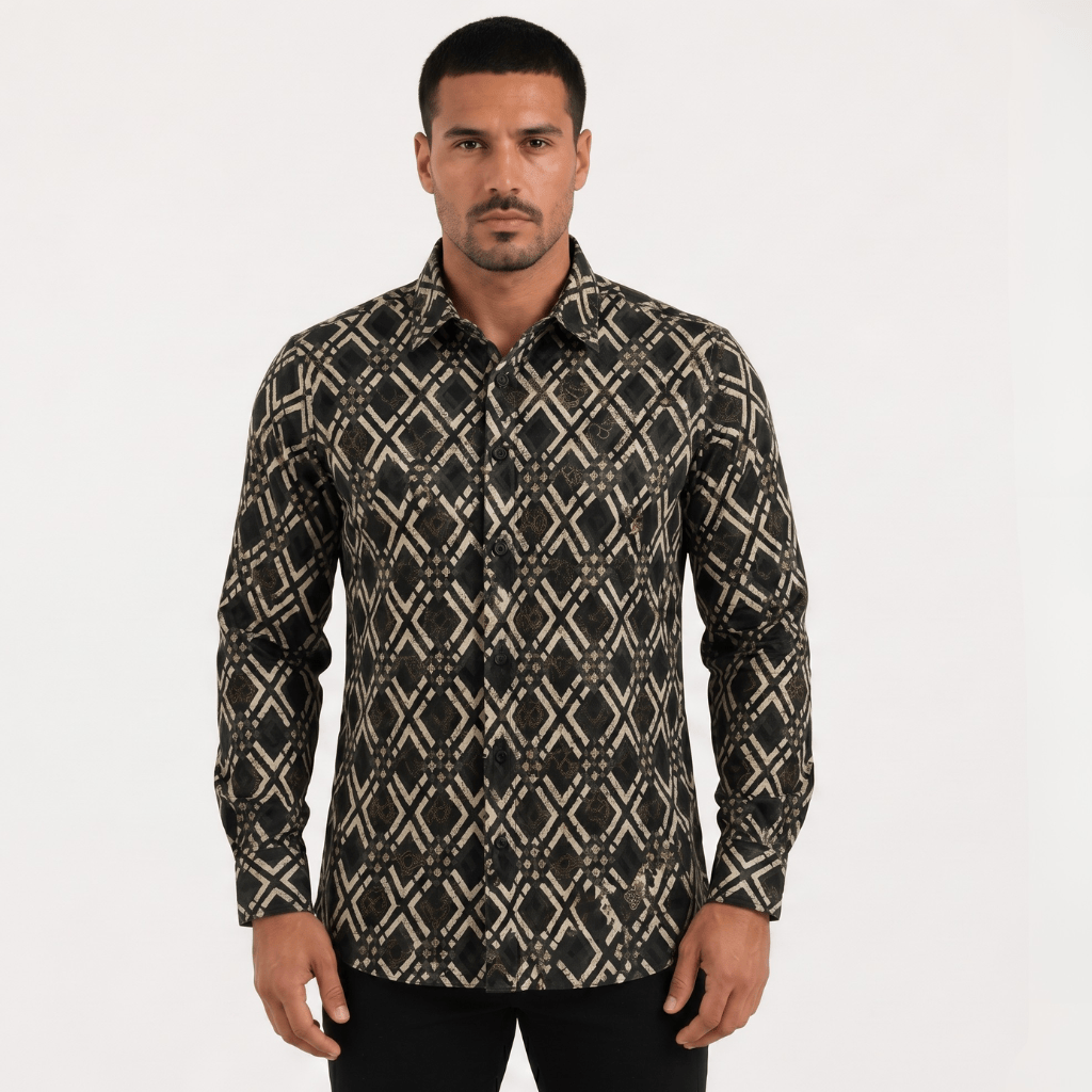 Camisa Platini Geometric Paisley
