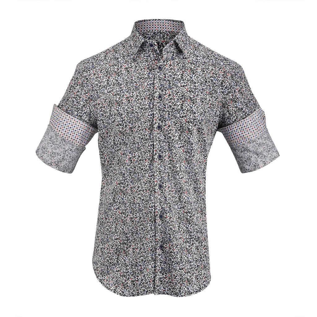 Camisa Cuadra Multicolor Paisley Print