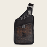 Bolso Bandolera Cuadra Marron Oscuro