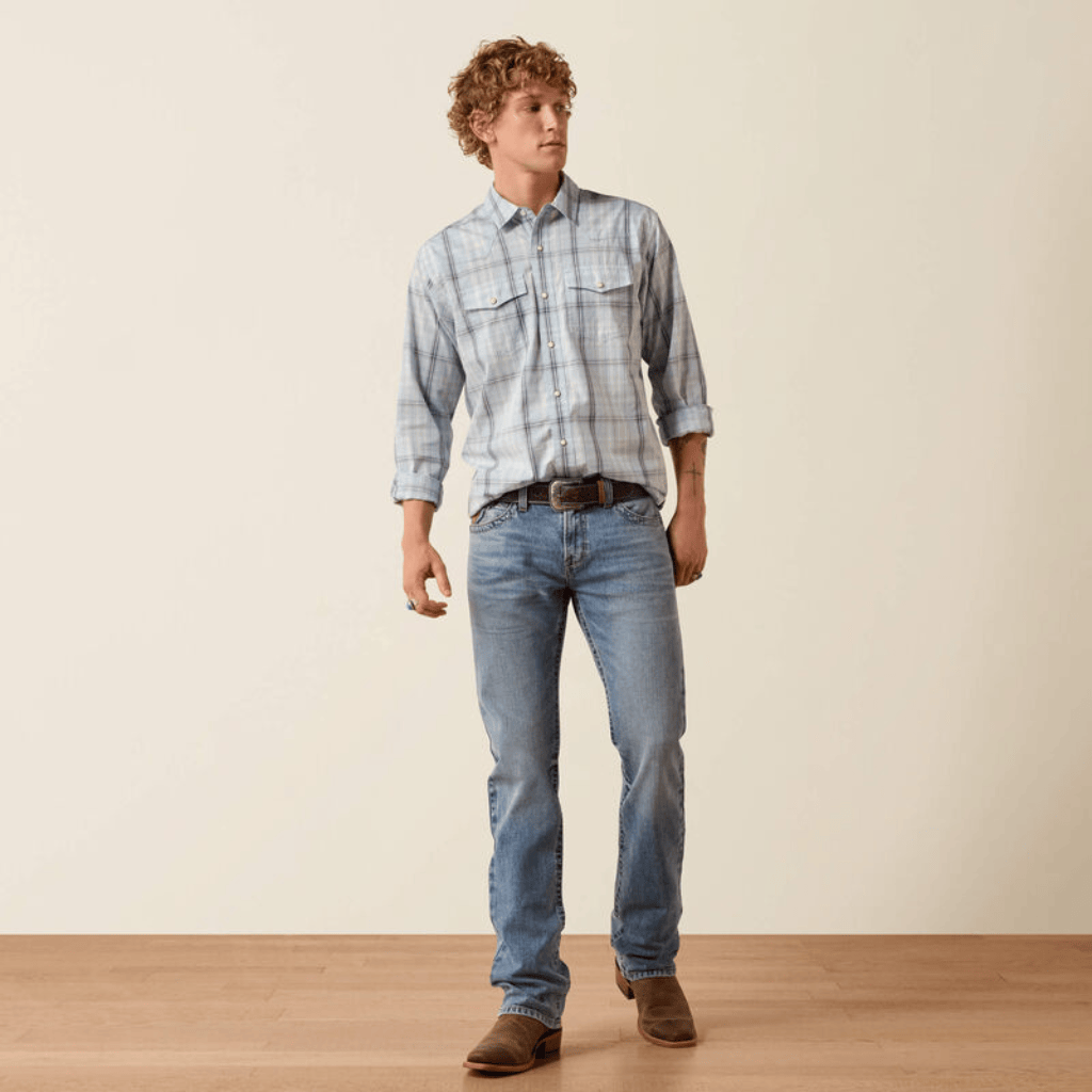 Pantalón Ariat M7 Slim Bolt Azul