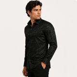 Camisa Platini Velvet Noir