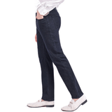 Pantalón slim vista lateral.
