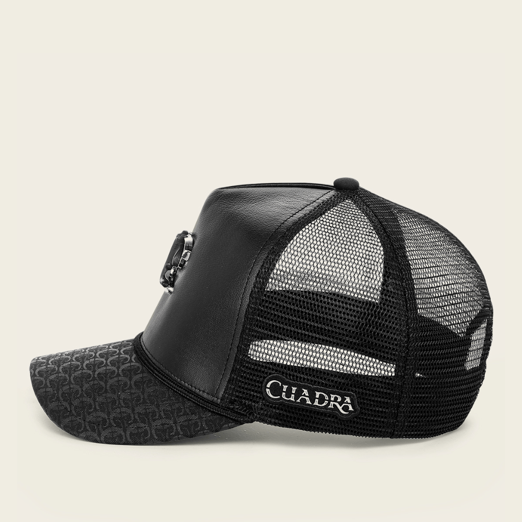 Gorra Cuadra Stingray Trucker Negra