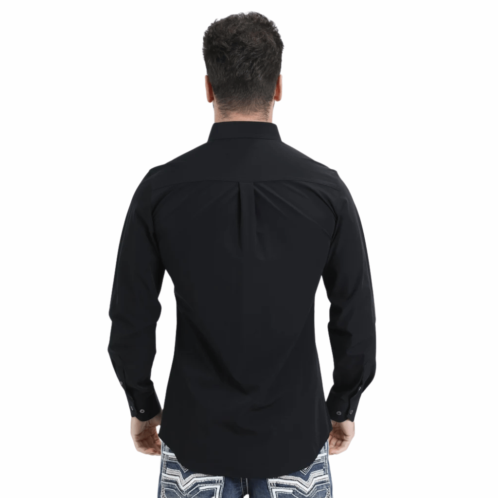 Camisa Platini Performance Solid Long Sleeve