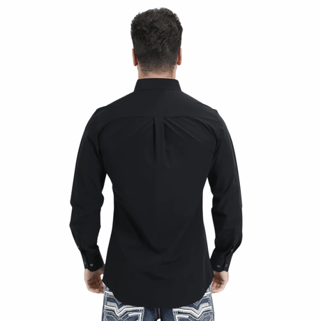 Camisa Platini Performance Solid Long Sleeve